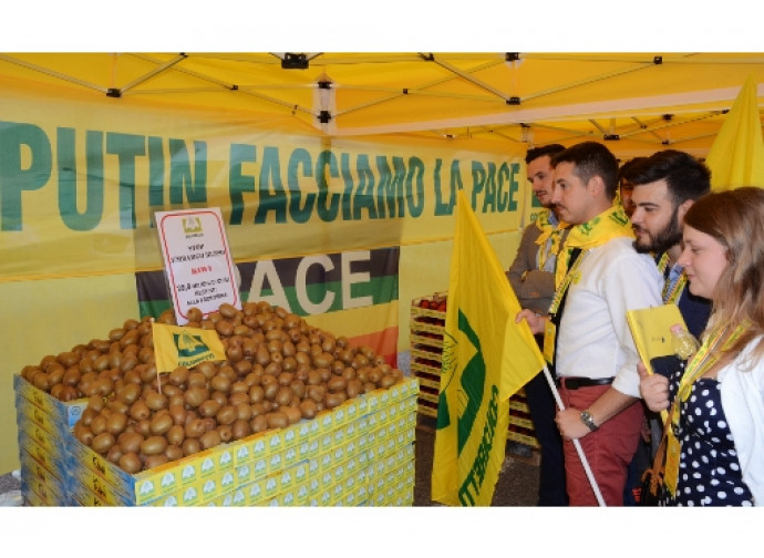 La manifestazione di Coldiretti